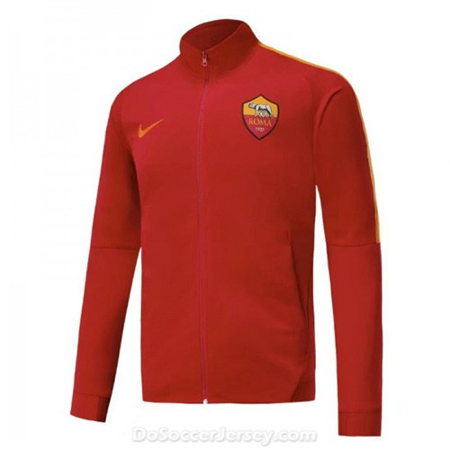 Roma 2017/18 Red Training Jacket - Click Image to Close