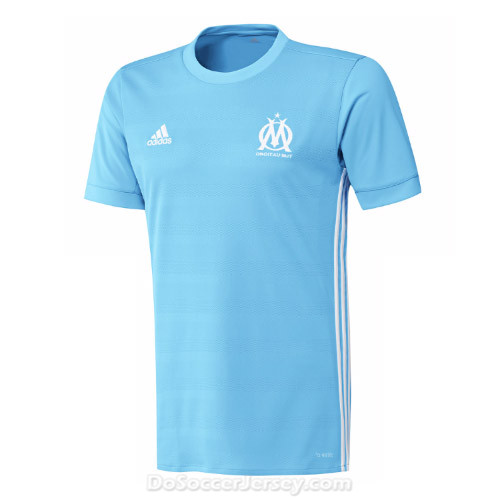 Olympique de Marseille 2017/18 Away Shirt Soccer Jersey - Click Image to Close