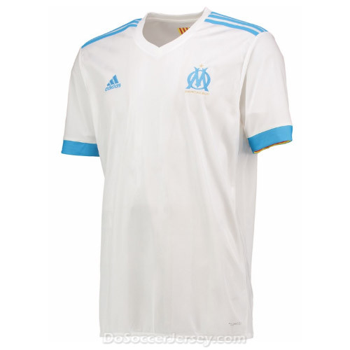 Olympique de Marseille 2017/18 Home Shirt Soccer Jersey - Click Image to Close