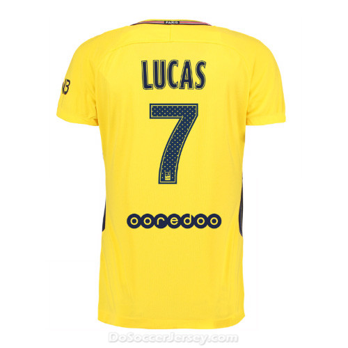 PSG 2017/18 Away Lucas #7 Shirt Soccer Jersey