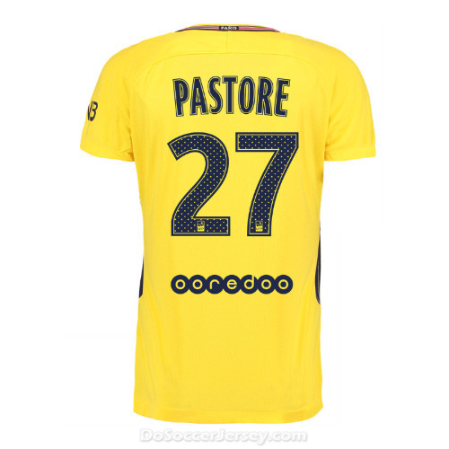 PSG 2017/18 Away Pastore #27 Shirt Soccer Jersey