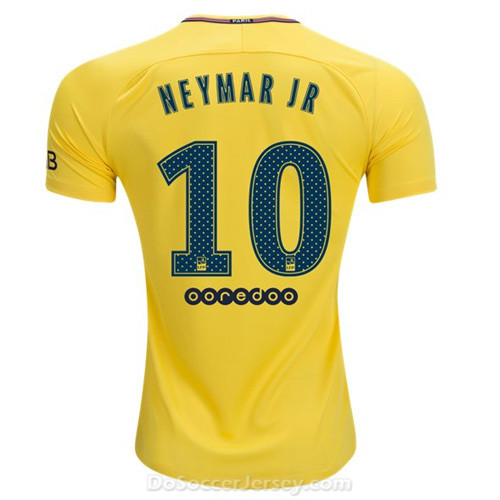 PSG 2017/18 Away NEYMAR JR #10 Shirt Soccer Jersey - Click Image to Close