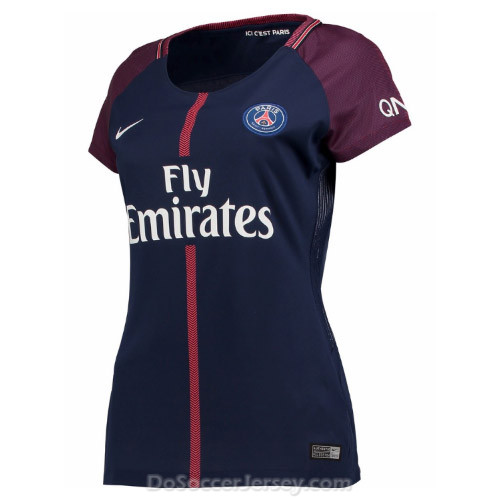 PSG 2017/18 Home Women's Shirt Soccer Jersey - Click Image to Close