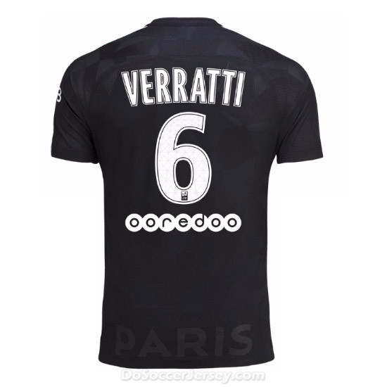 PSG 2017/18 Third Verratti #6 Shirt Soccer Jersey - Click Image to Close