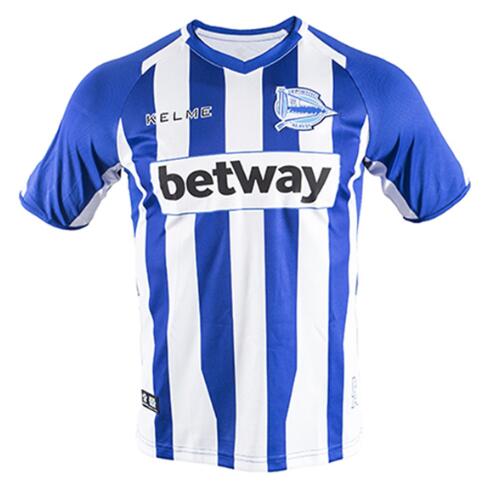 Deportivo Alaves 2018/19 Home Shirt Soccer Jersey - Click Image to Close