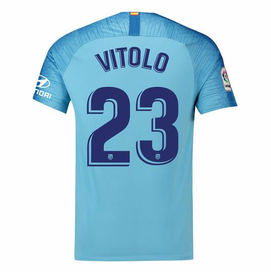 Atletico Madrid 2018/19 Vitolo 23 Away Shirt Soccer Jersey - Click Image to Close