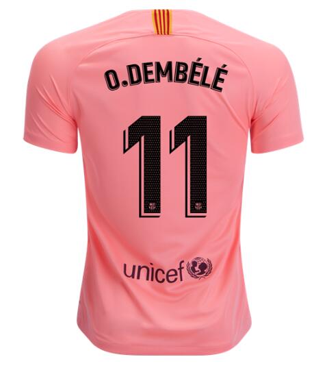 Barcelona 2018/19 Third Ousmane Dembele Shirt Soccer Jersey - Click Image to Close
