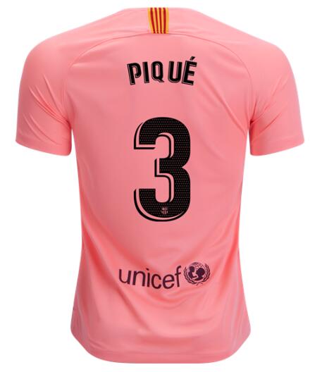 Barcelona 2018/19 Third Gerard Pique Shirt Soccer Jersey - Click Image to Close
