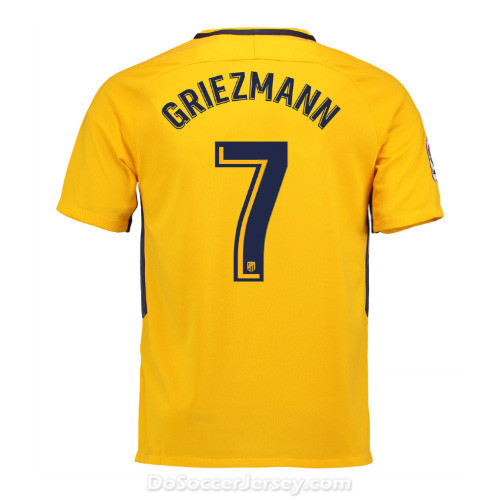 Atlético de Madrid 2017/18 Away Griezmann #7 Shirt Soccer Jersey - Click Image to Close