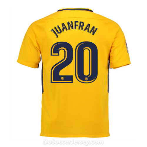 Atlético de Madrid 2017/18 Away Juanfran #20 Shirt Soccer Jersey - Click Image to Close