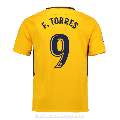 Atlético de Madrid 2017/18 Away Torres #9 Shirt Soccer Jersey
