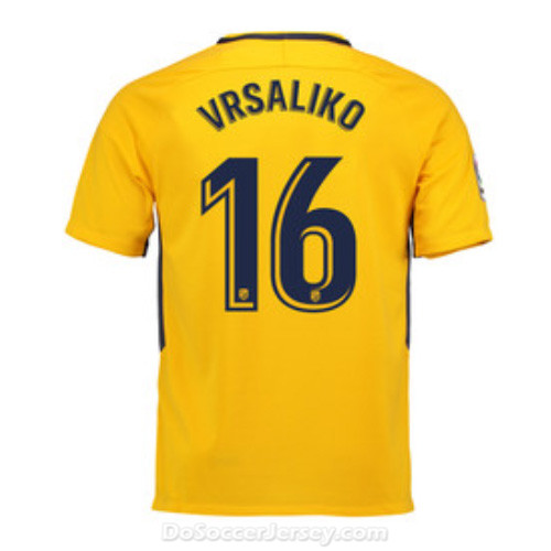 Atlético de Madrid 2017/18 Away Vrsaljko #16 Shirt Soccer Jersey - Click Image to Close