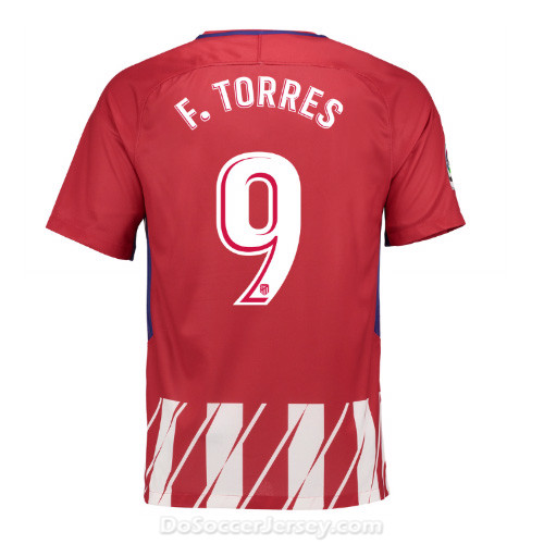 Atlético de Madrid 2017/18 Home Torres #9 Shirt Soccer Jersey - Click Image to Close