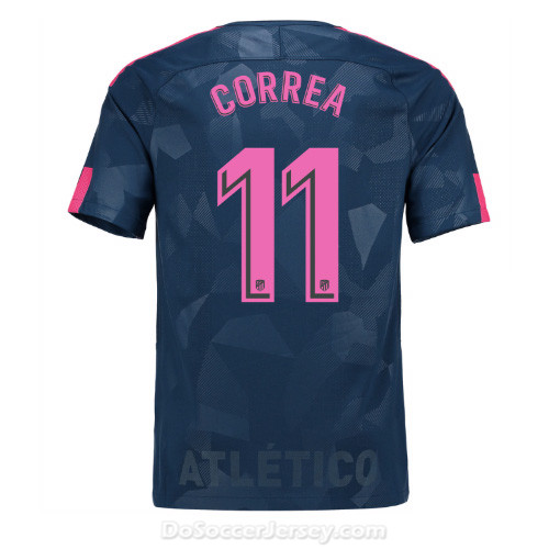 Atlético de Madrid 2017/18 Third Correa #11 Shirt Soccer Jersey - Click Image to Close