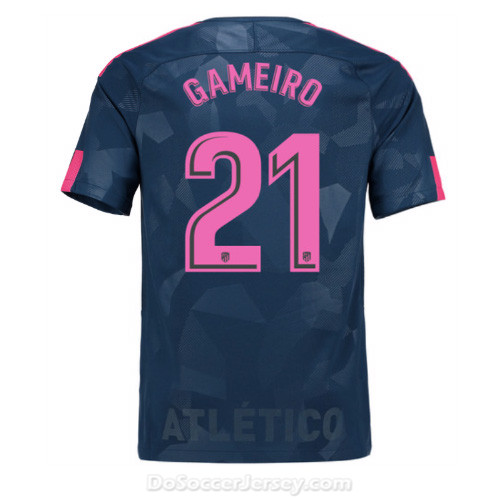 Atlético de Madrid 2017/18 Third Gameiro #21 Shirt Soccer Jersey - Click Image to Close