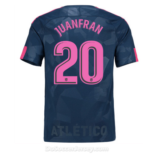Atlético de Madrid 2017/18 Third Juanfran #20 Shirt Soccer Jersey - Click Image to Close