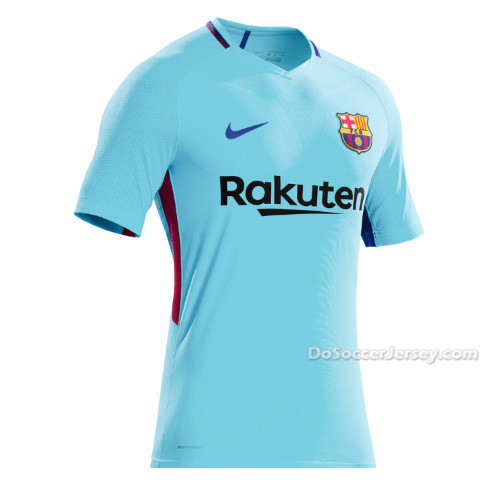 Match Version Barcelona 2017/18 Away Shirt Soccer Jersey - Click Image to Close
