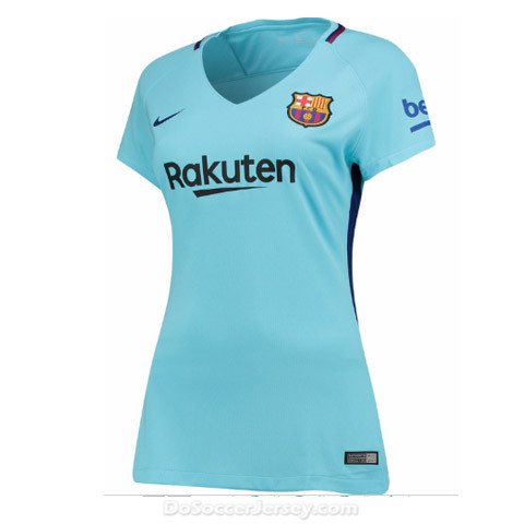 Barcelona 2017/18 Away Women's Shirt Soccer Jersey - Click Image to Close
