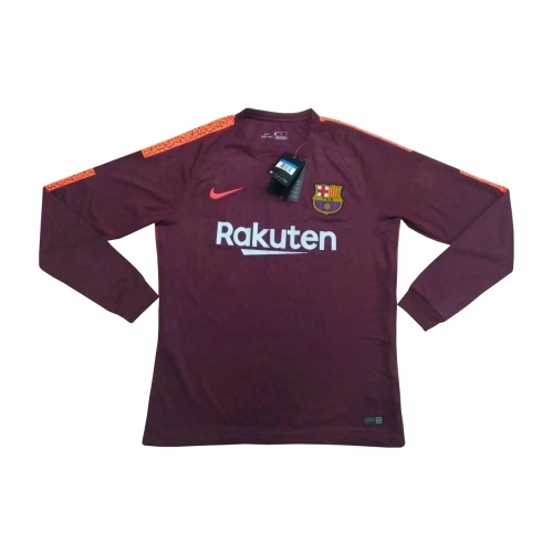 Barcelona 2017/18 Third Long Sleeved Shirt Soccer Jersey