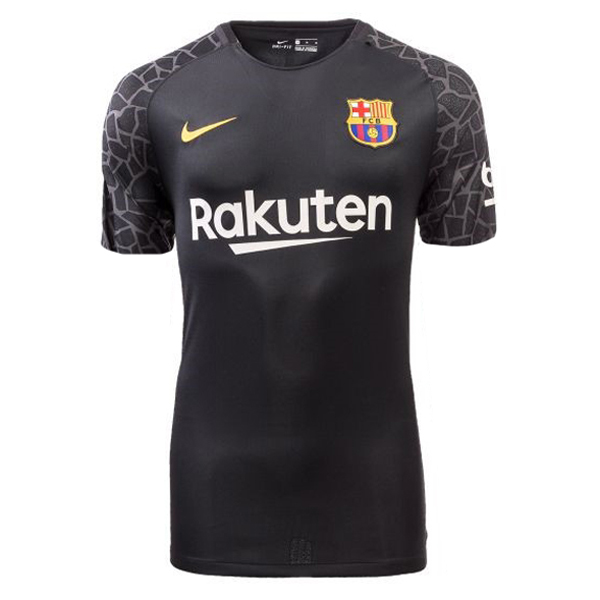 Barcelona 2017/18 Black Goalkeeper Shirt Soccer Jersey Cheap Sport Kits ...