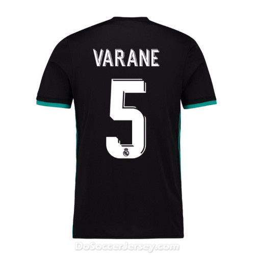 Real Madrid 2017/18 Away Varane #5 Shirt Soccer Jersey
