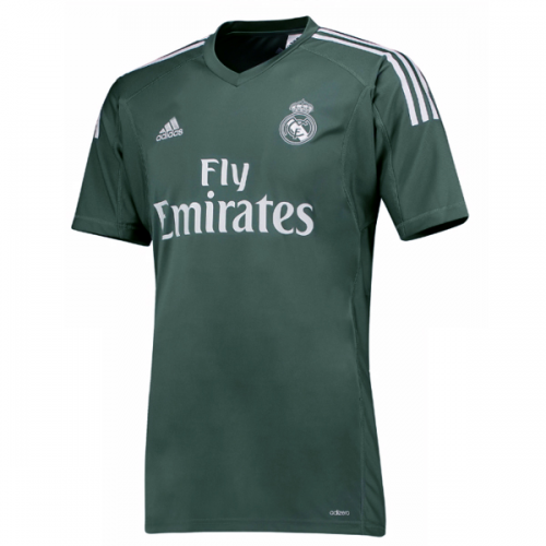 Real Madrid 2017/18 Home Goalkeeper Shirt Soccer Jersey