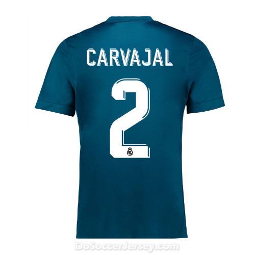Real Madrid 2017/18 Third Carvajal #2 Shirt Soccer Jersey