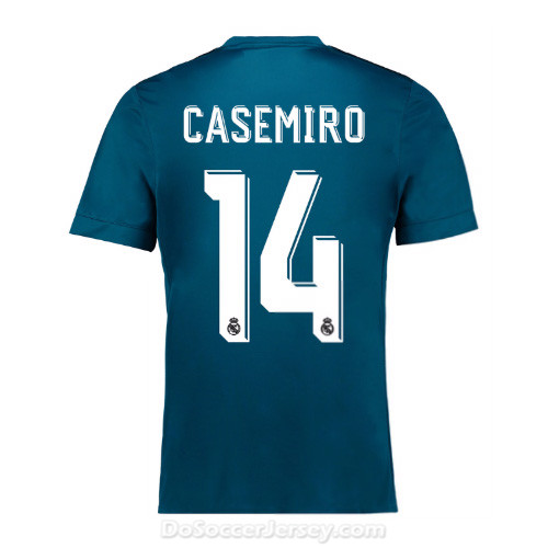 Real Madrid 2017/18 Third Casemiro #14 Shirt Soccer Jersey - Click Image to Close