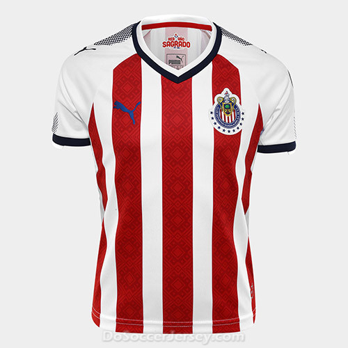 Chivas 2017/18 Home Shirt Soccer Jersey