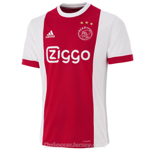 Ajax 2017/18 Home Shirt Soccer Jersey - Click Image to Close