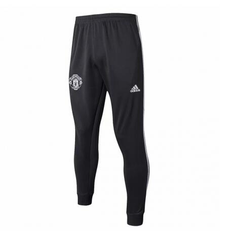Manchester United 2017/18 Black Training Pants (Trousers) - Click Image to Close