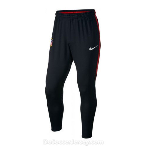 Atletico Madrid 2017/18 Black&Red Training Pants (Trousers) - Click Image to Close