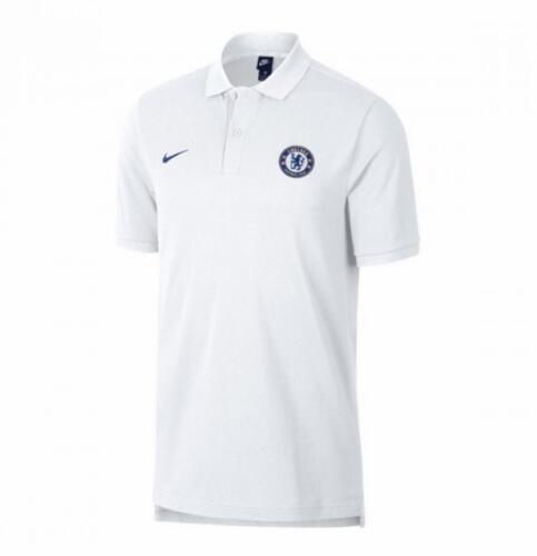 Chelsea 2018/19 White Polo Shirt - Click Image to Close