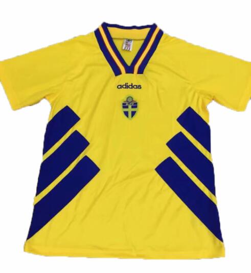 Sweden 1994-1996 Home Retro Shirt Soccer Jersey - Click Image to Close