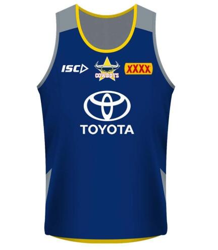 2018/19 Green Cowboy Vest Rugby Jersey - Click Image to Close