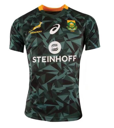 2018/19 South Africa Home Green Rugby Jersey - Click Image to Close