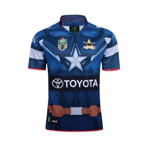 Captain America 2017 Men's Rugby Jersey - Click Image to Close