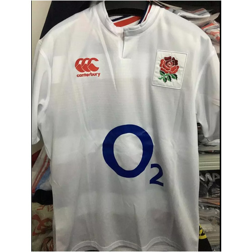 England 2017 Men's White Rugby Jersey - Click Image to Close