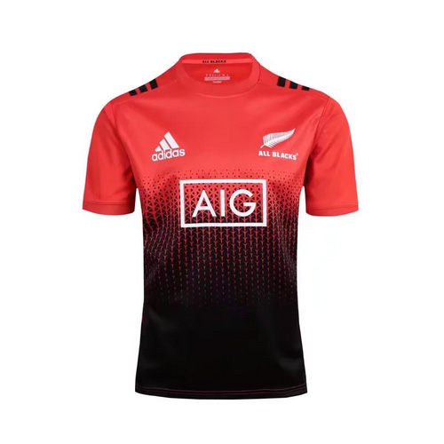 New Zealand 2017 Men's Red Rugby Jersey - Click Image to Close