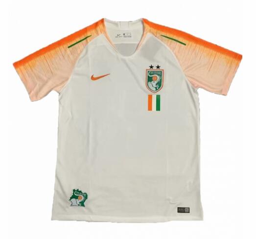 Ivory Coast 2018/19 White Training Shirt - Click Image to Close