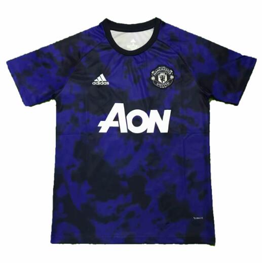 Manchester United 2019/2020 Blue Training Shirt - Click Image to Close