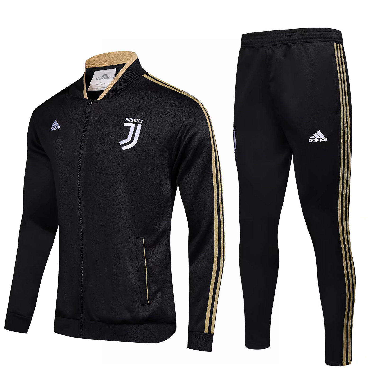 Juventus 2018/19 Black Training Suit (Jacket+Trouser)