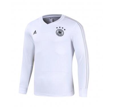 Germany World Cup 2018 White Training Sweat Shirt - Click Image to Close