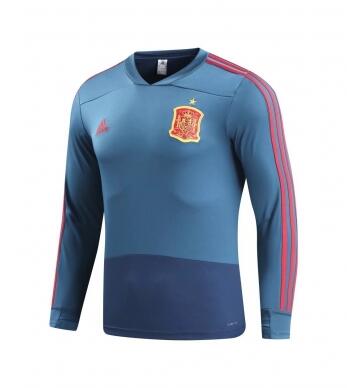 Spain 2018 World Cup Training Sweat Shirt - Click Image to Close