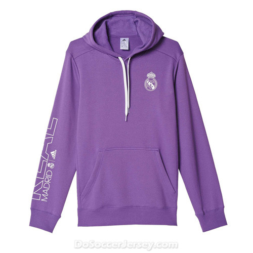 Real Madrid 2016/17 Purple Hoody Sweater - Click Image to Close