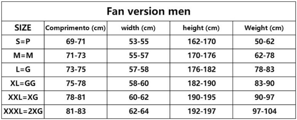 jersey247.org men's size chart