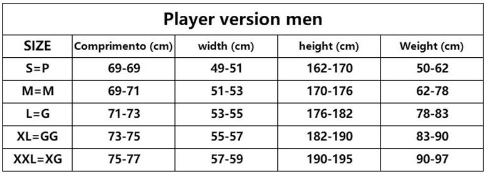 jersey247.org men's size chart