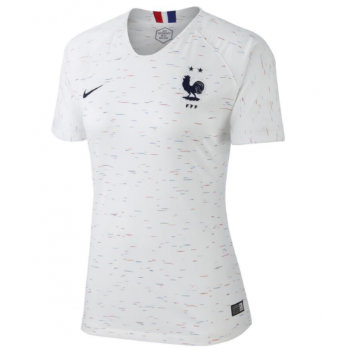 2 Stars France 2018 World Cup Away Women's Shirt Soccer Jersey