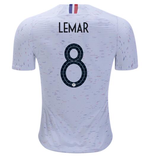 France 2018 World Cup Away Thomas Lemar 8 Shirt Soccer Jersey - Click Image to Close