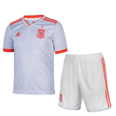 Spain 2018 World Cup Away Soccer Kits (Shirt+Shorts) - Click Image to Close